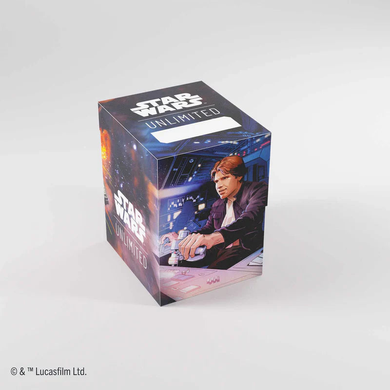 Gamegenic Star Wars: Unlimited Soft Crate Deck Box – Han Solo Design