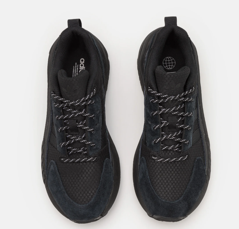 Adidas ZX 22 Boost Unisex Sneakers – Black Suede and Textile Trainers