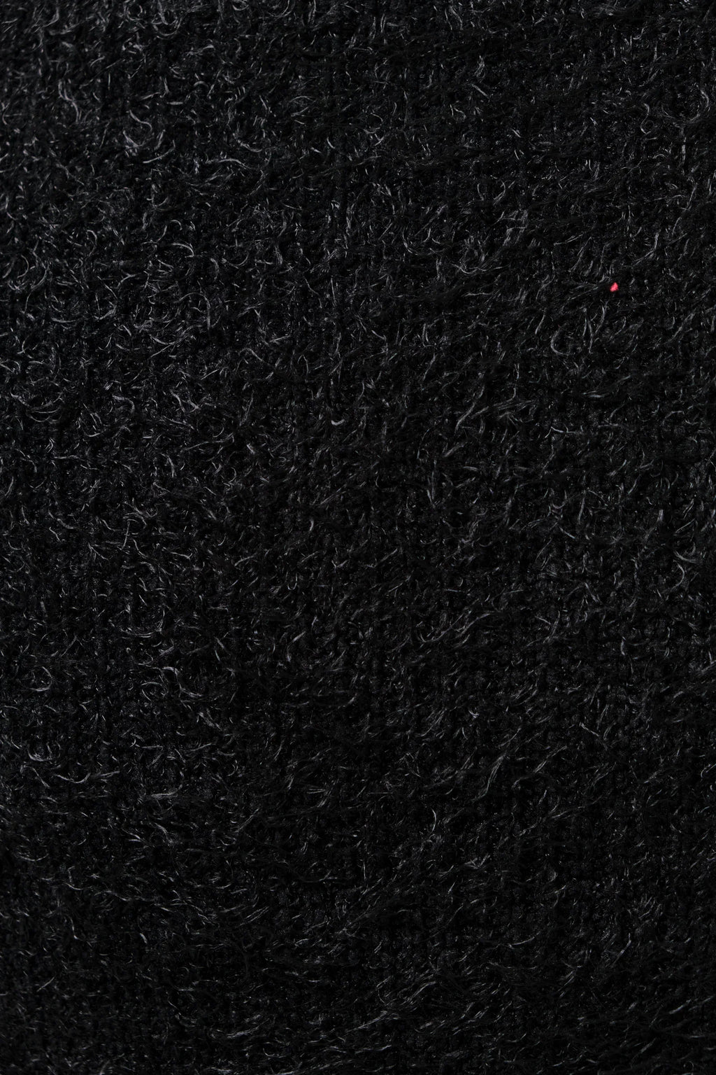 Blanka Eyelash Rib Long Sleeve Jumper - Black