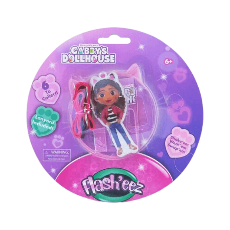 Gabby's Dollhouse Flash'eez Kids Flashlight with Lanyard by PoundFun