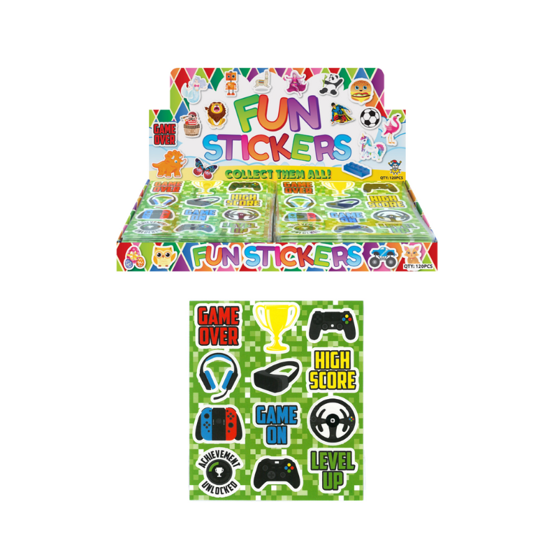 PoundFun Gamer Stickers | Waterproof Gaming Decals for Laptops & Consoles