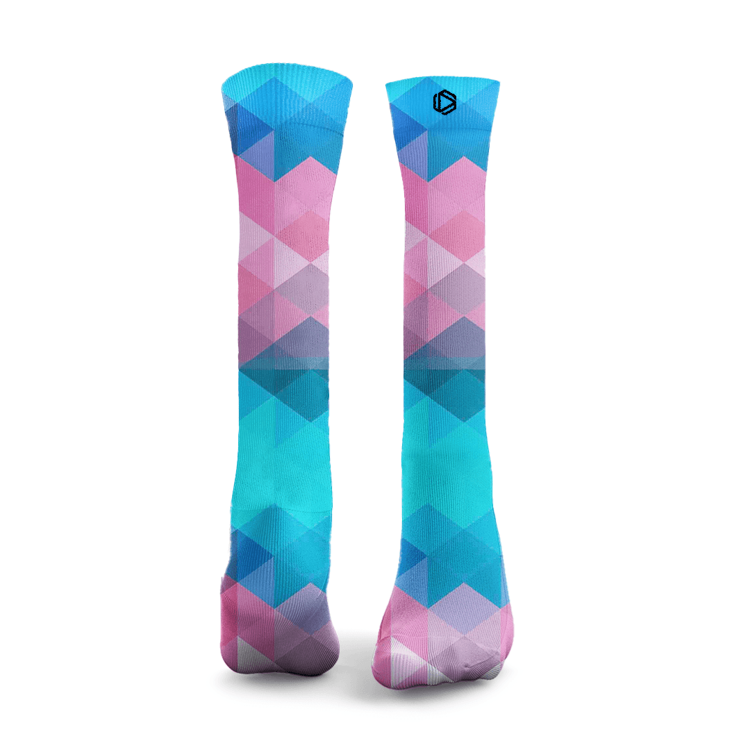 Geo Twist Weightlifting Socks