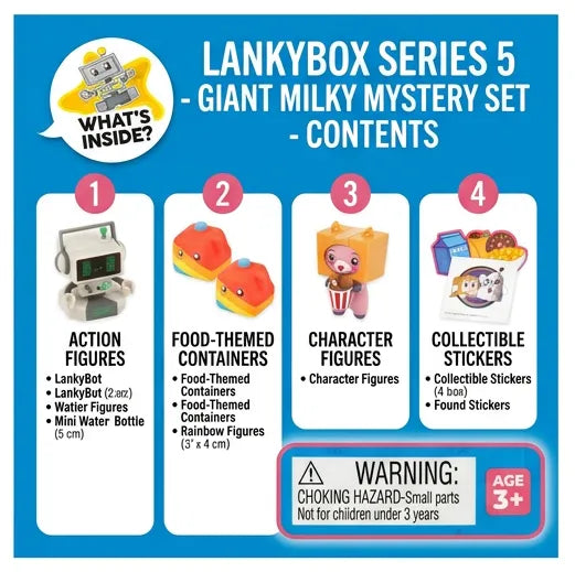 LankyBox Giant Singing Mystery Milky Set – Collectible Toy Figures