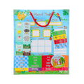 PoundFun Giant Magnetic Learning Board – Kids Calendar with 41 Pieces