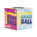 PoundFun Giant Rainbow Squish Ball – Oversized Sensory Fidget Toy
