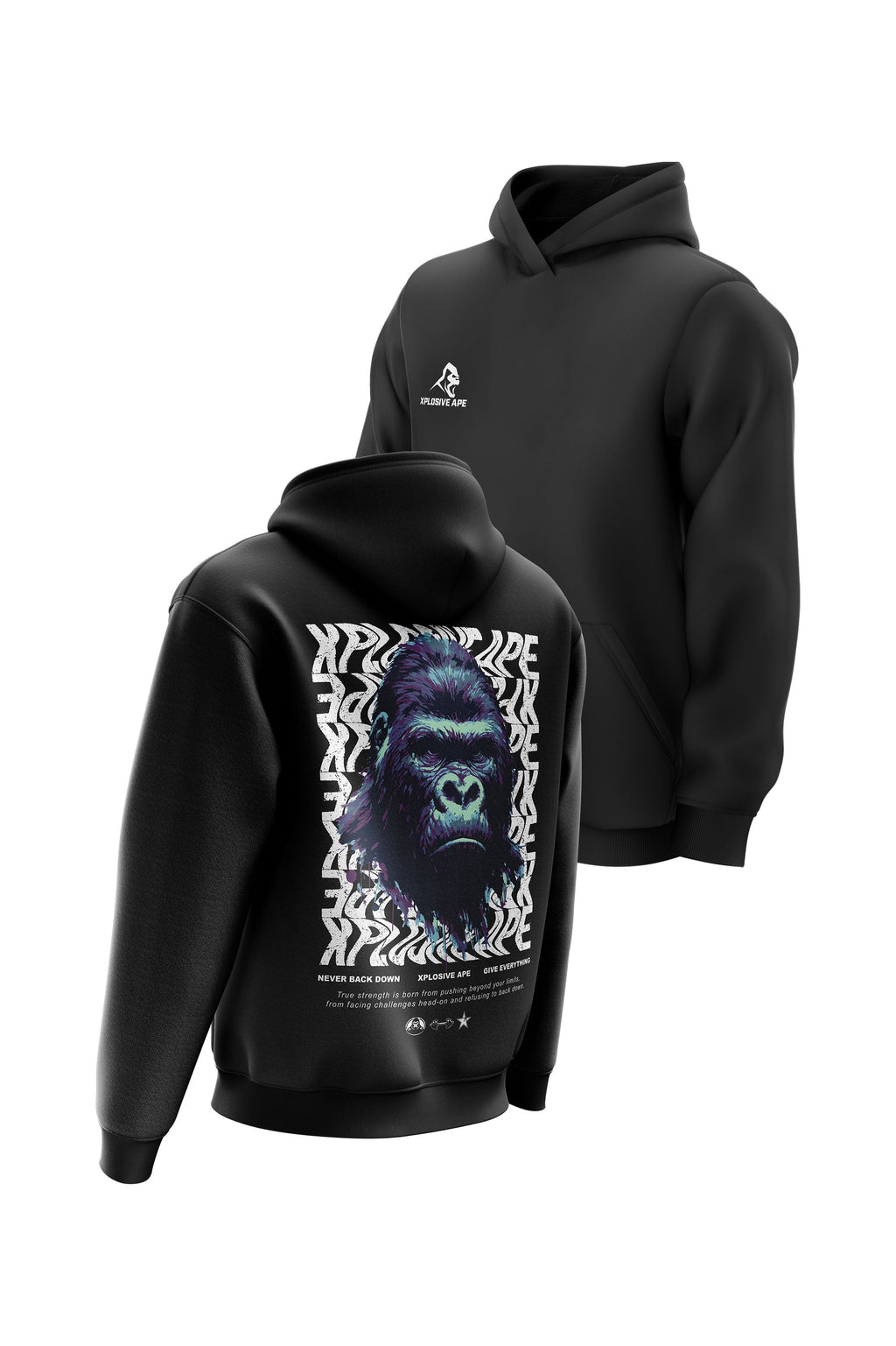 XAPE Give Everything Hoodie - Black