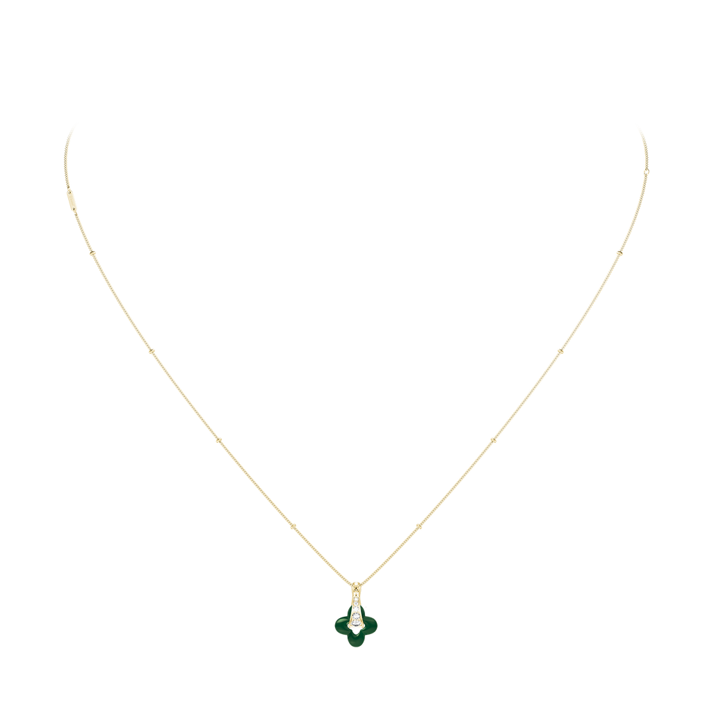 Golden Clover Necklace