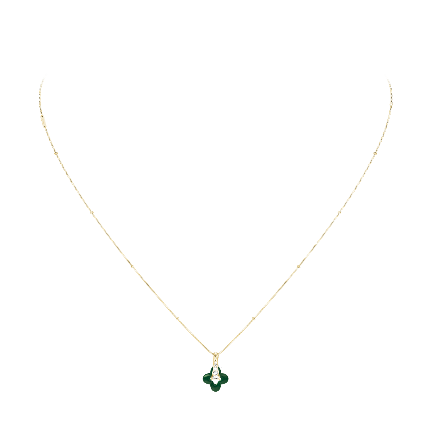 Golden Clover Necklace
