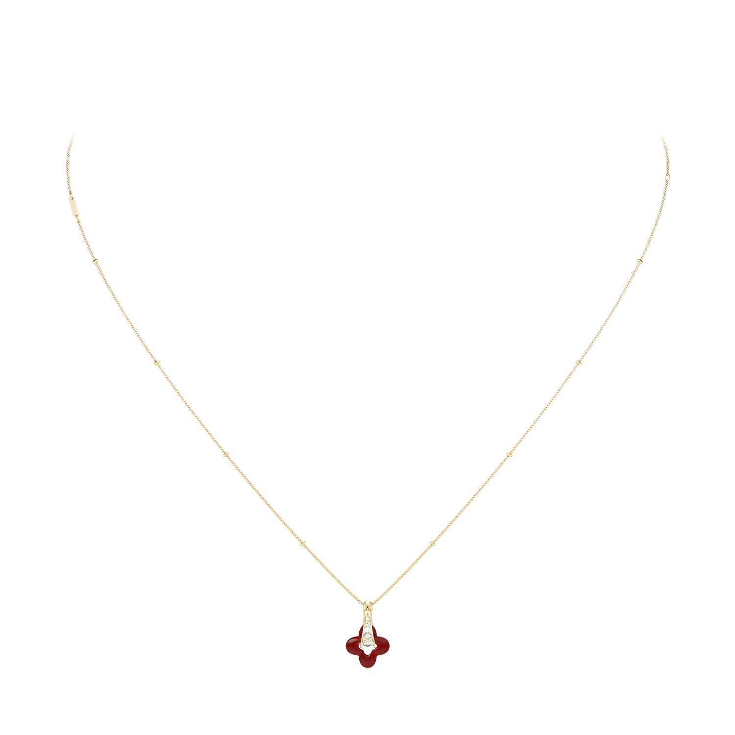Golden Clover Necklace