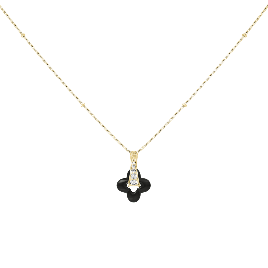 Golden Clover Necklace