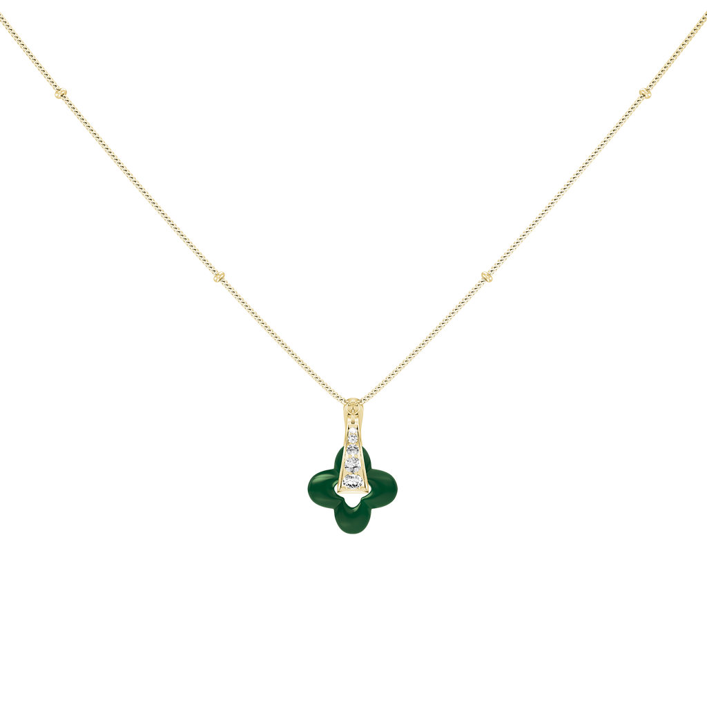 Golden Clover Necklace