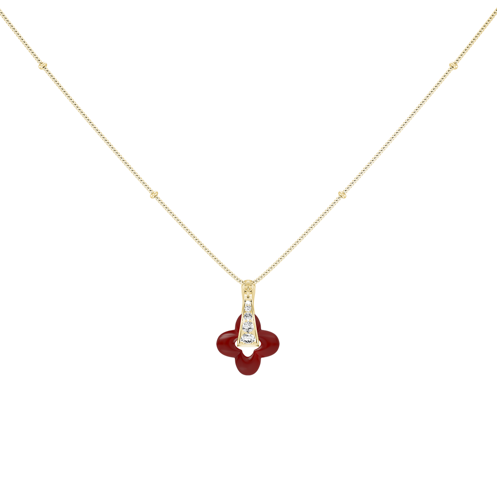 Golden Clover Necklace