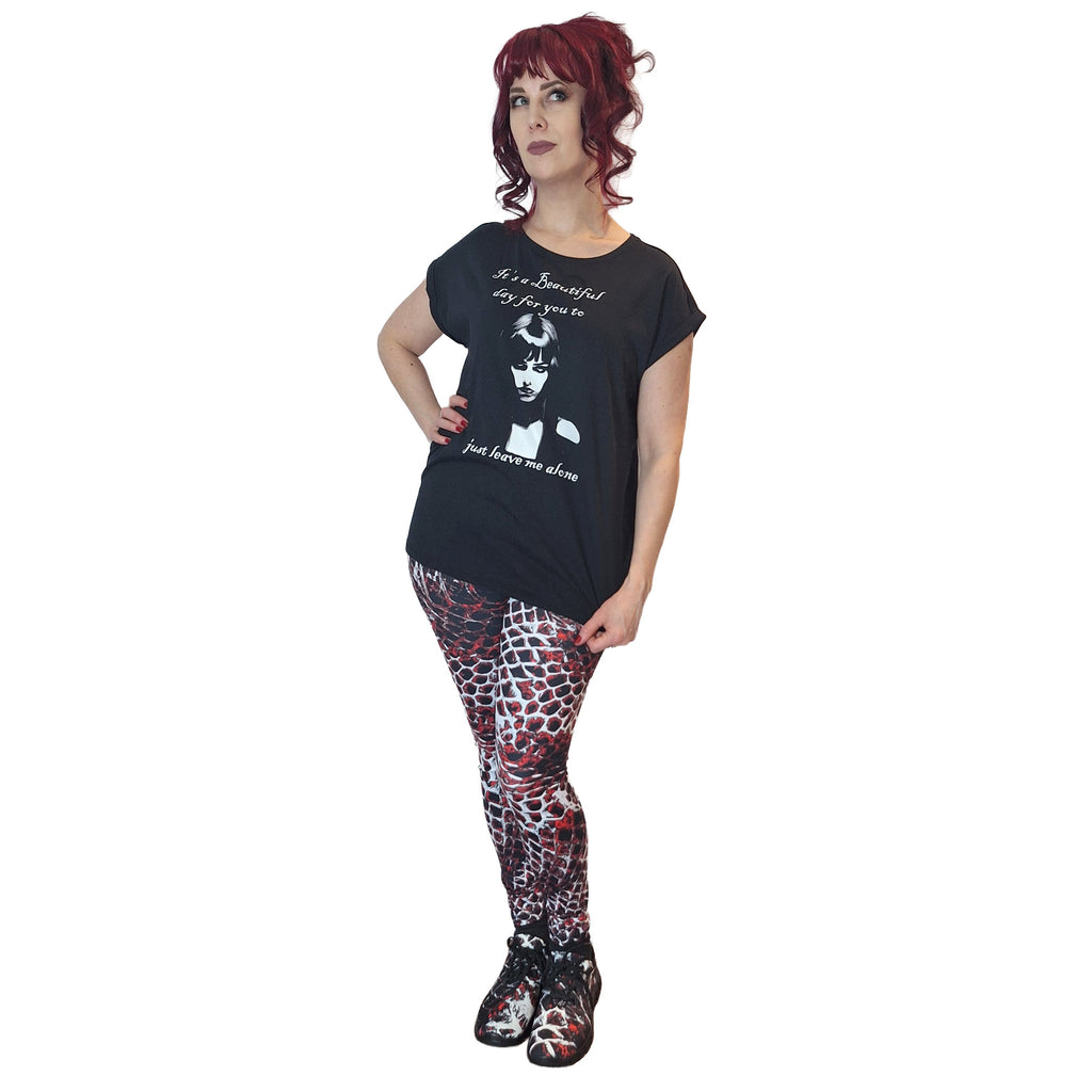 Kate's Clothing Women's Cotton Extended Shoulder T-Shirt | XS-5XL