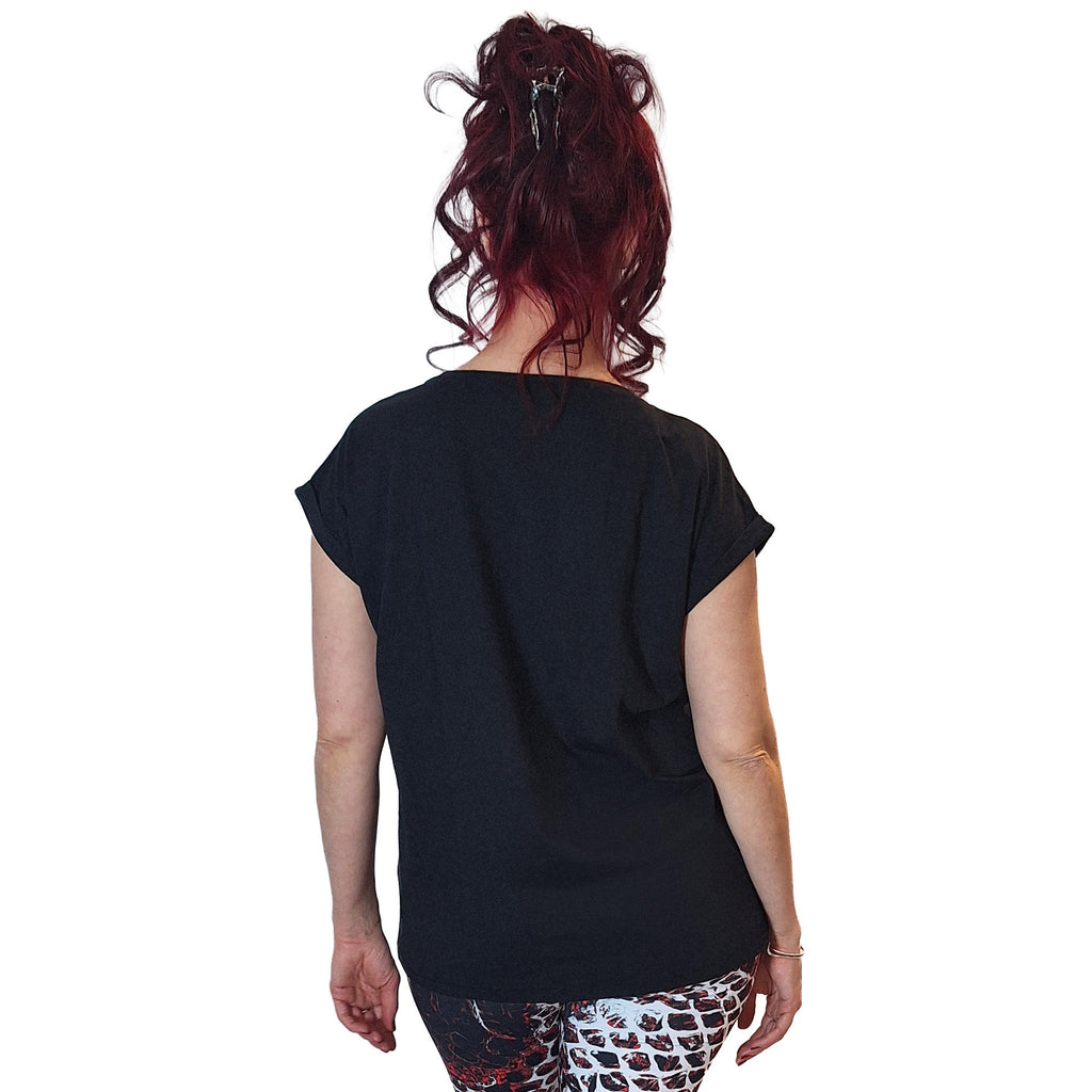 Kate's Clothing Call Me a Witch Cotton Extended Shoulder T-Shirt