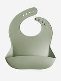 Bloom Bambini Baby Silicone Bib – Waterproof Food-Grade Material in Green