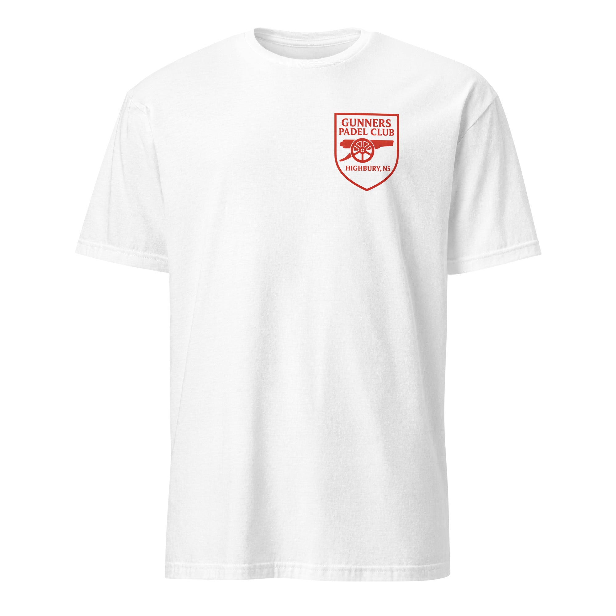 Gunners Padel Club Performance T-Shirt – Football Inspired Padelwear