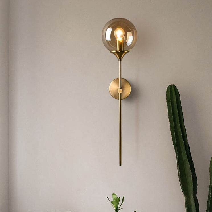 Light My House Sizzle Glass Wall Light – Modern Ambient Interior Sconce