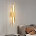 Light My House Emporium LED Wall Lamp | Modern Black & Gold Hardwired