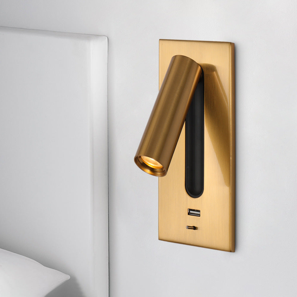 Light My House LED Reading Wall Light with USB Charger & Switch