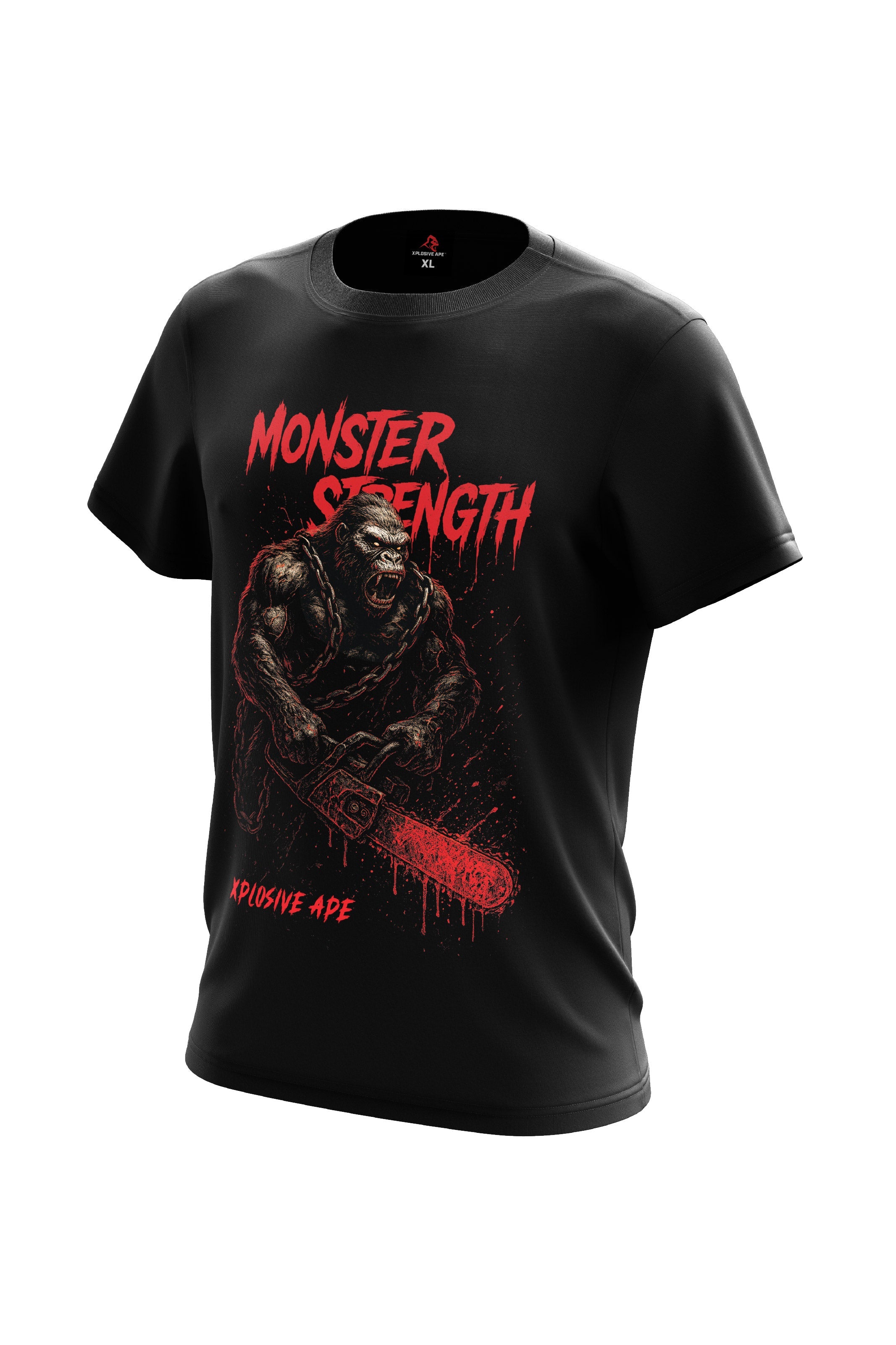 XAPE Chainsaw Ape Tee - Black