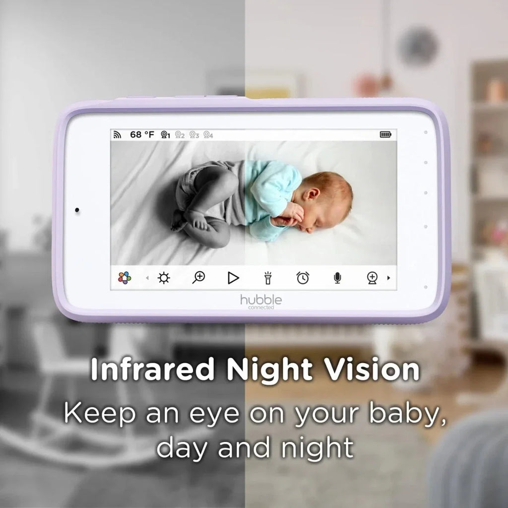 Hubble Pal SkyVision AI Pro 5" Video Baby Camera & Monitor