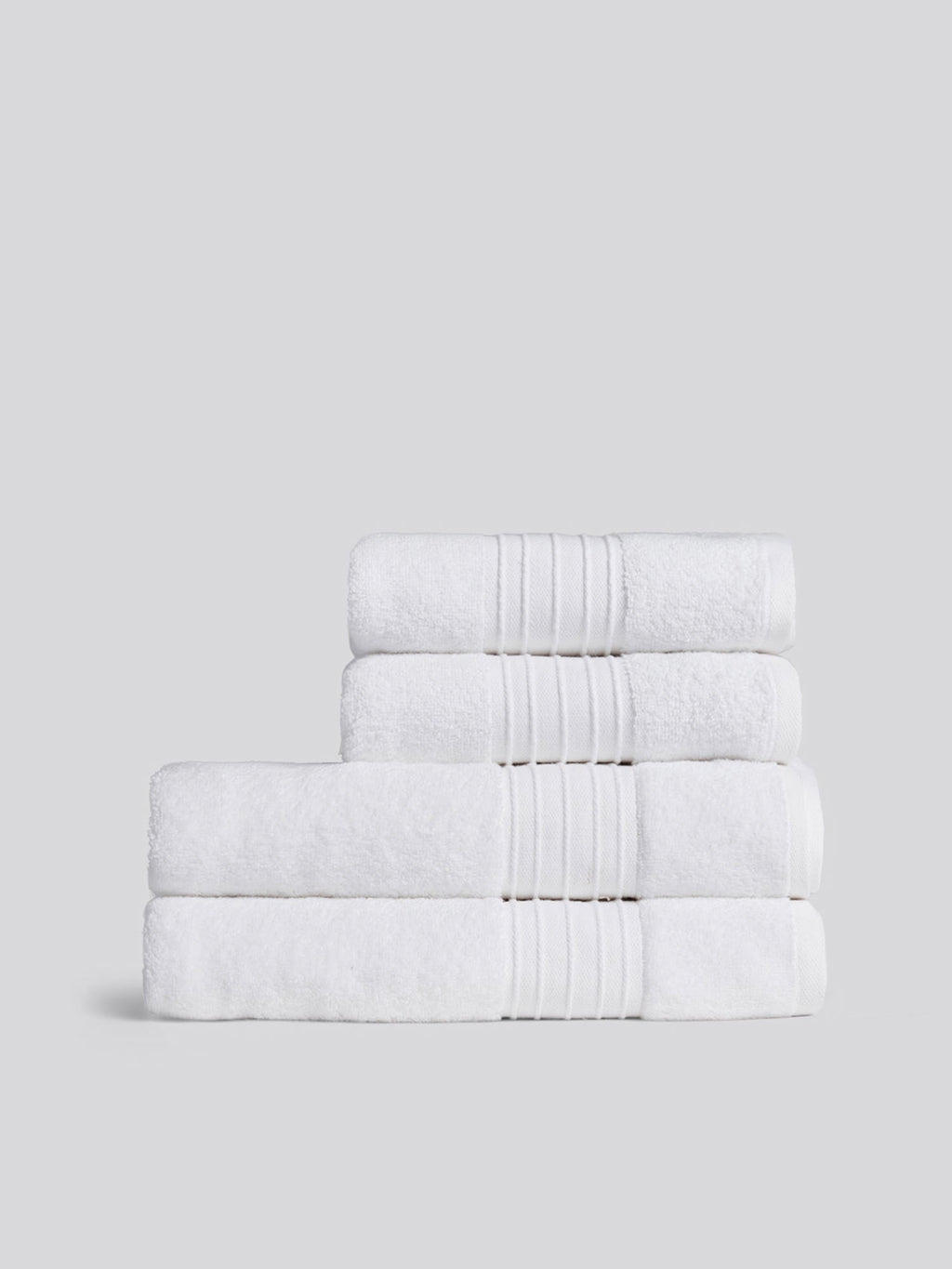 Pure Cotton Zero Twist Towel Bright White