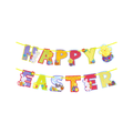 PoundFun Happy Easter Bunting Decoration | 2M Pastel Party Banner