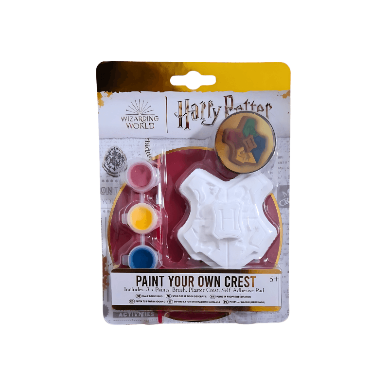 Harry Potter Paint Your Own Crest DIY Kit - Hogwarts Craft Set