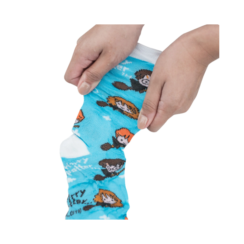 Harry Potter Broomstick Novelty Socks – Wizarding World Fan Apparel