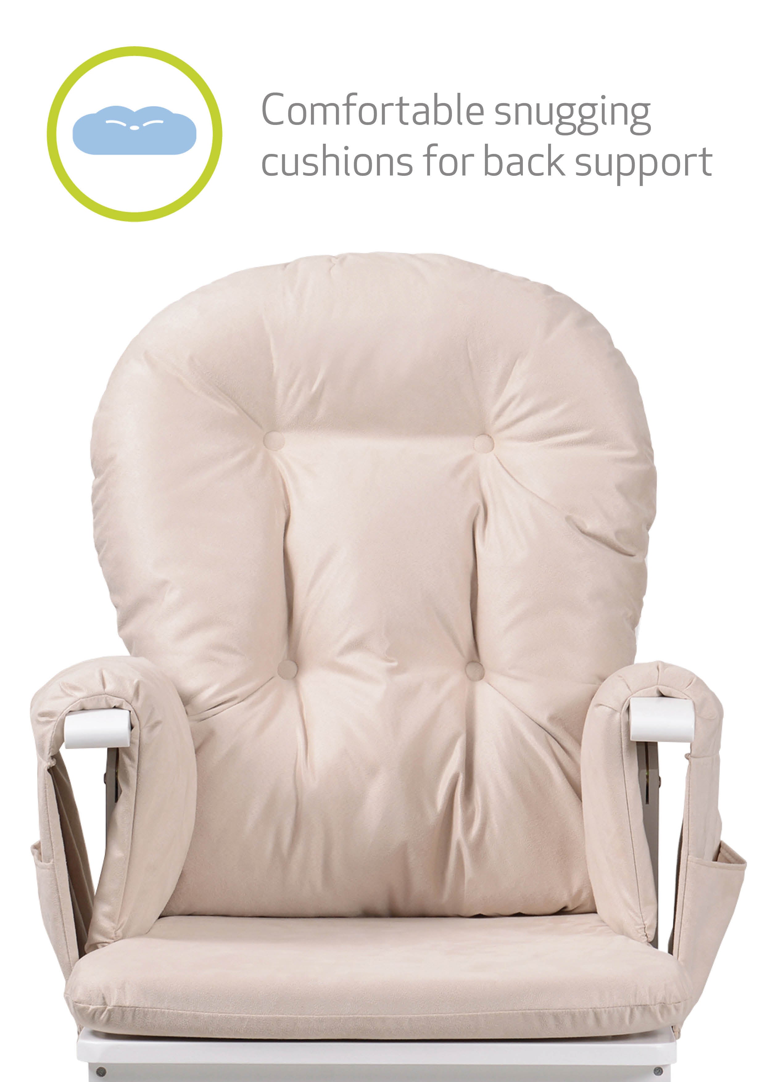 Haywood Reclining Nursing Chair and Footstool