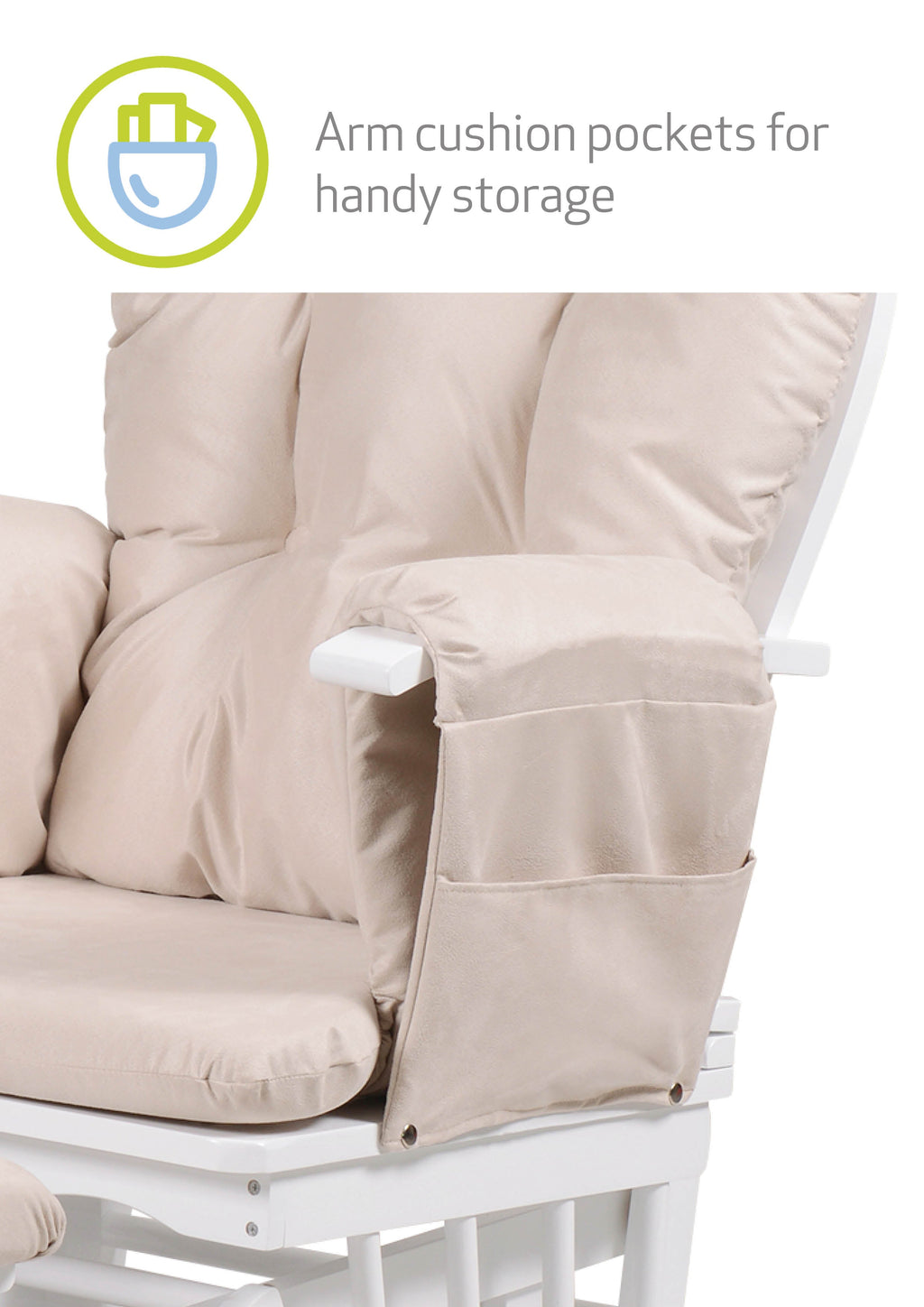 Haywood Reclining Nursing Chair and Footstool