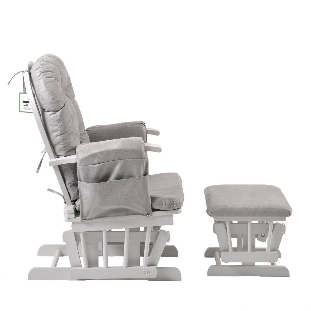 Haywood Reclining Nursing Chair and Footstool