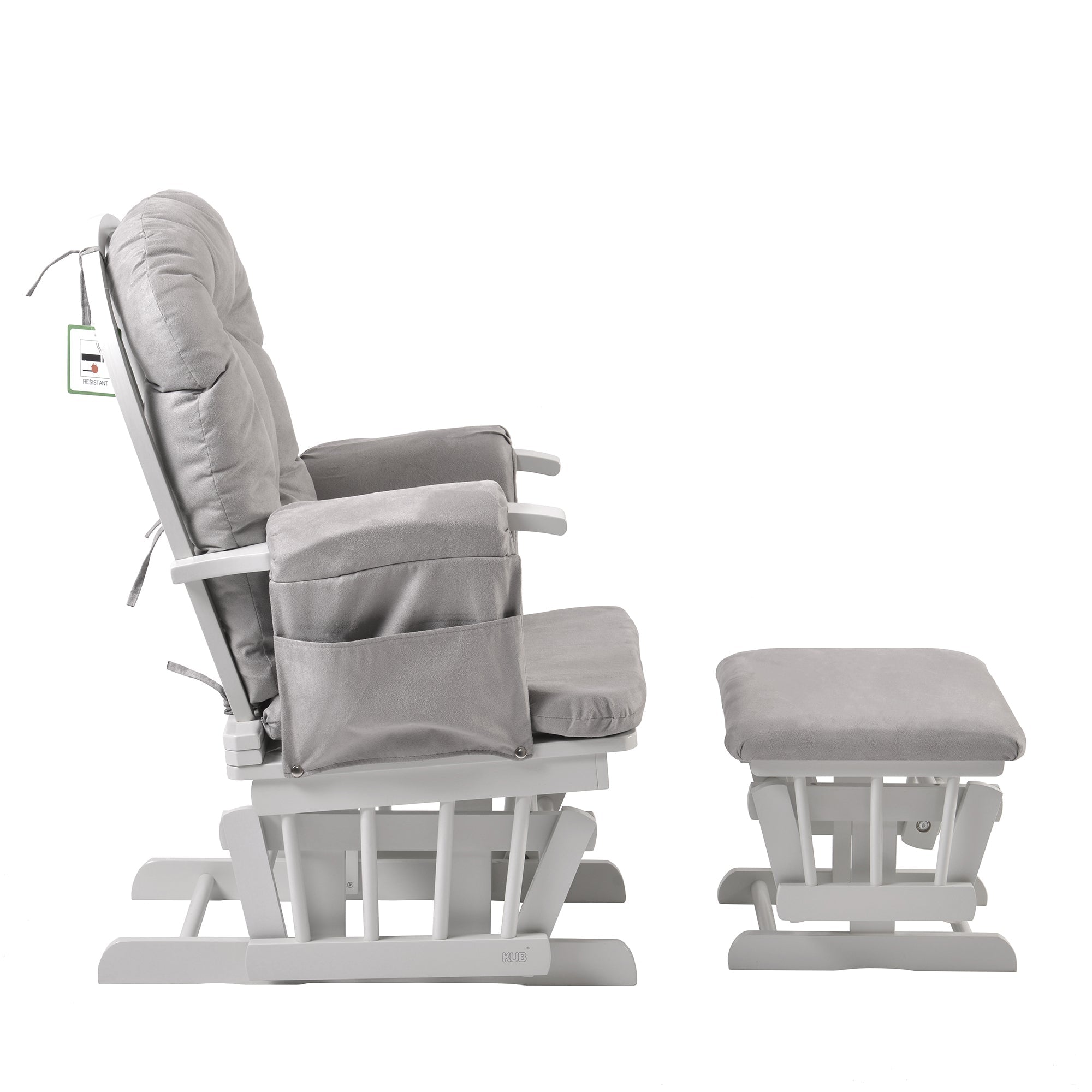 Haywood Reclining Nursing Chair and Footstool