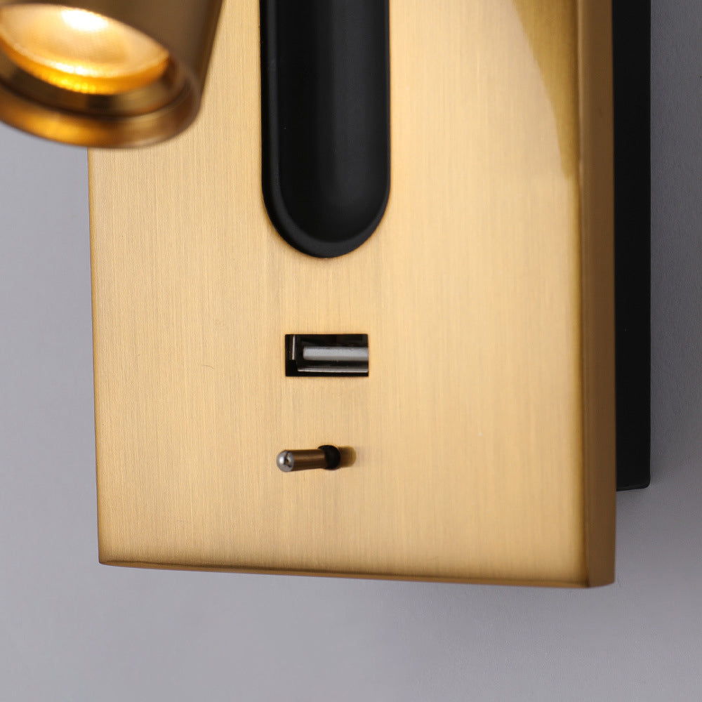 Light My House LED Reading Wall Light with USB Charger & Switch