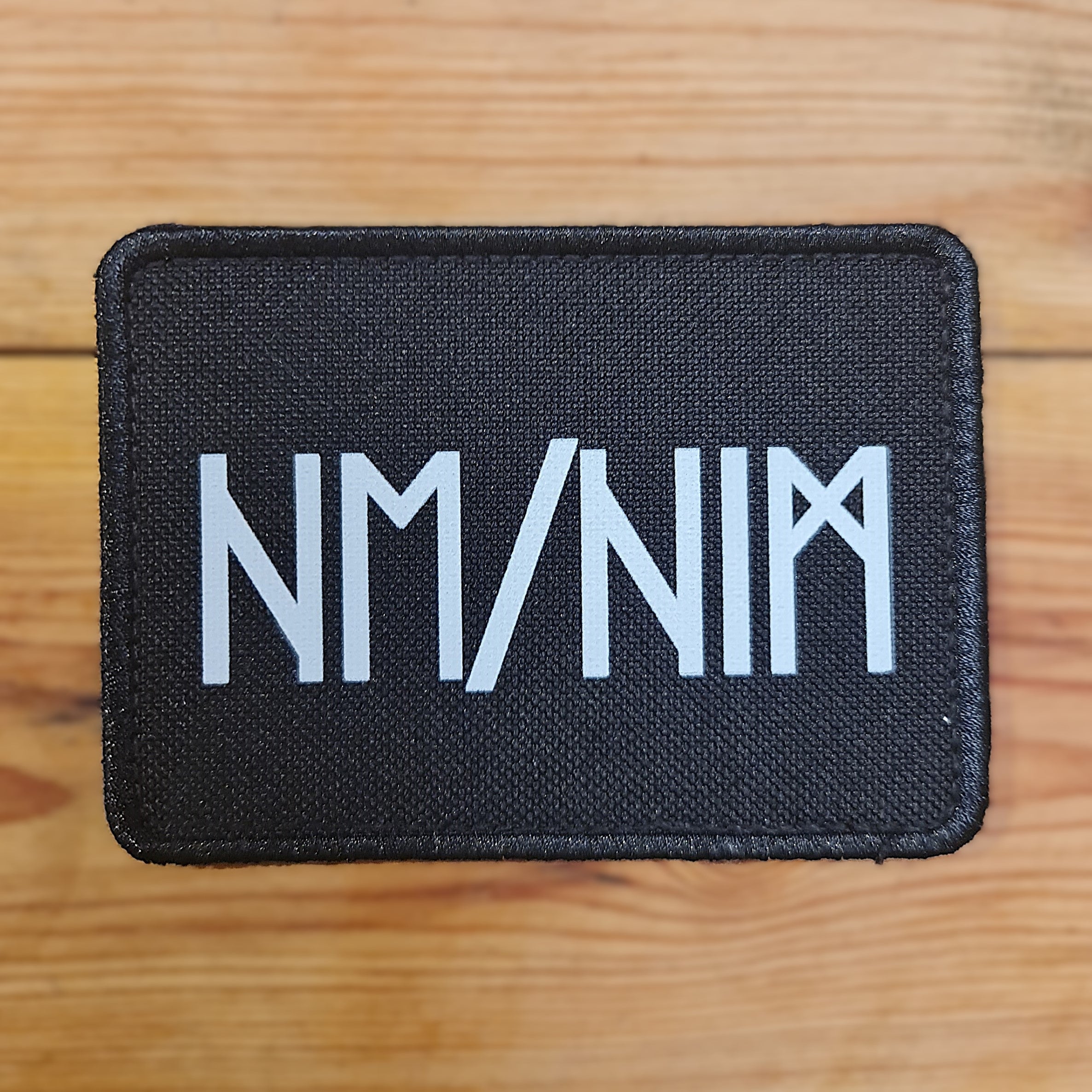 He/Him Runic Pronoun Printed Velcro Patch