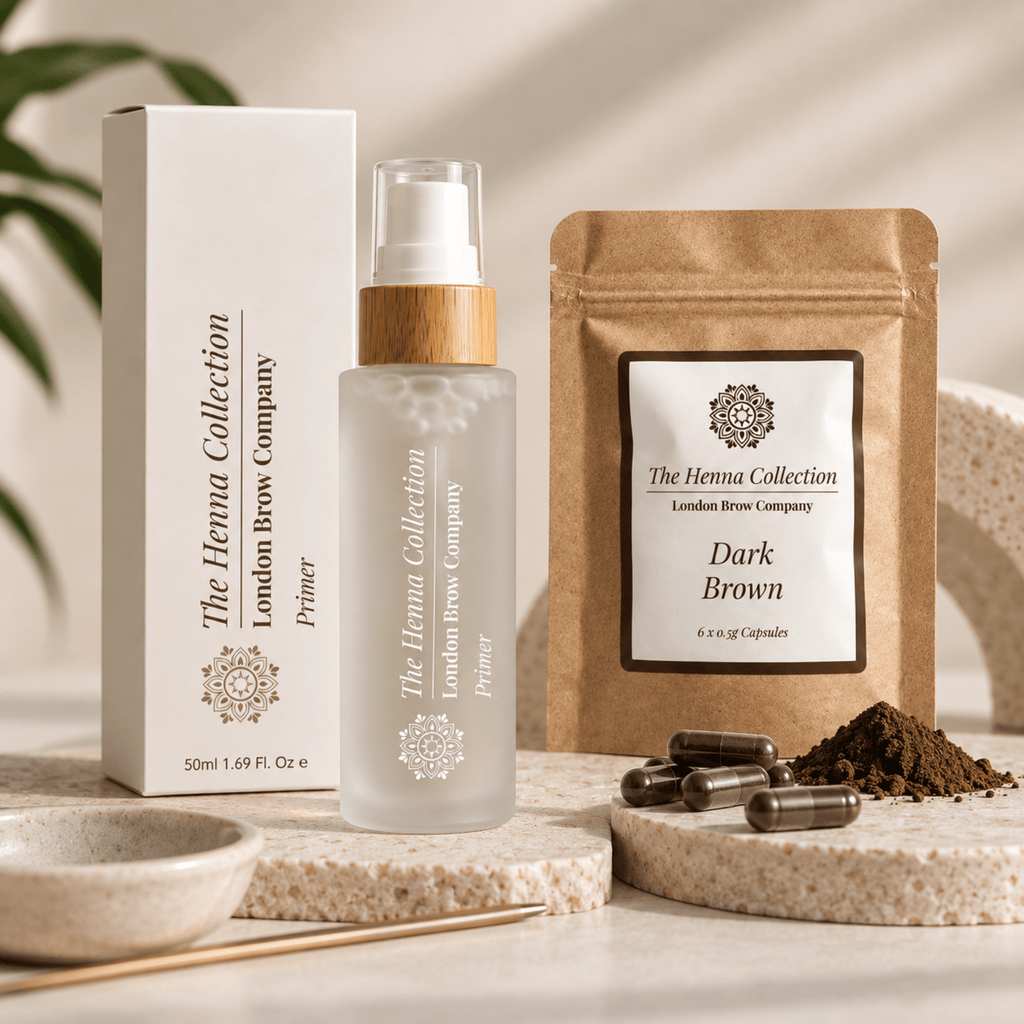 London Brow Eyebrow Primer for Henna and Tinting - Natural 50ml