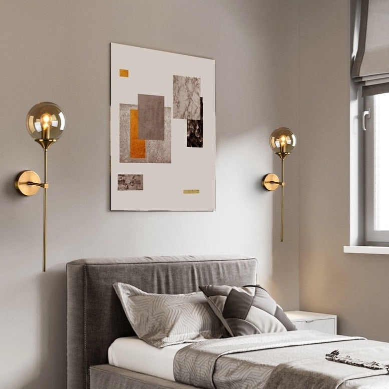 Light My House Sizzle Glass Wall Light – Modern Ambient Interior Sconce
