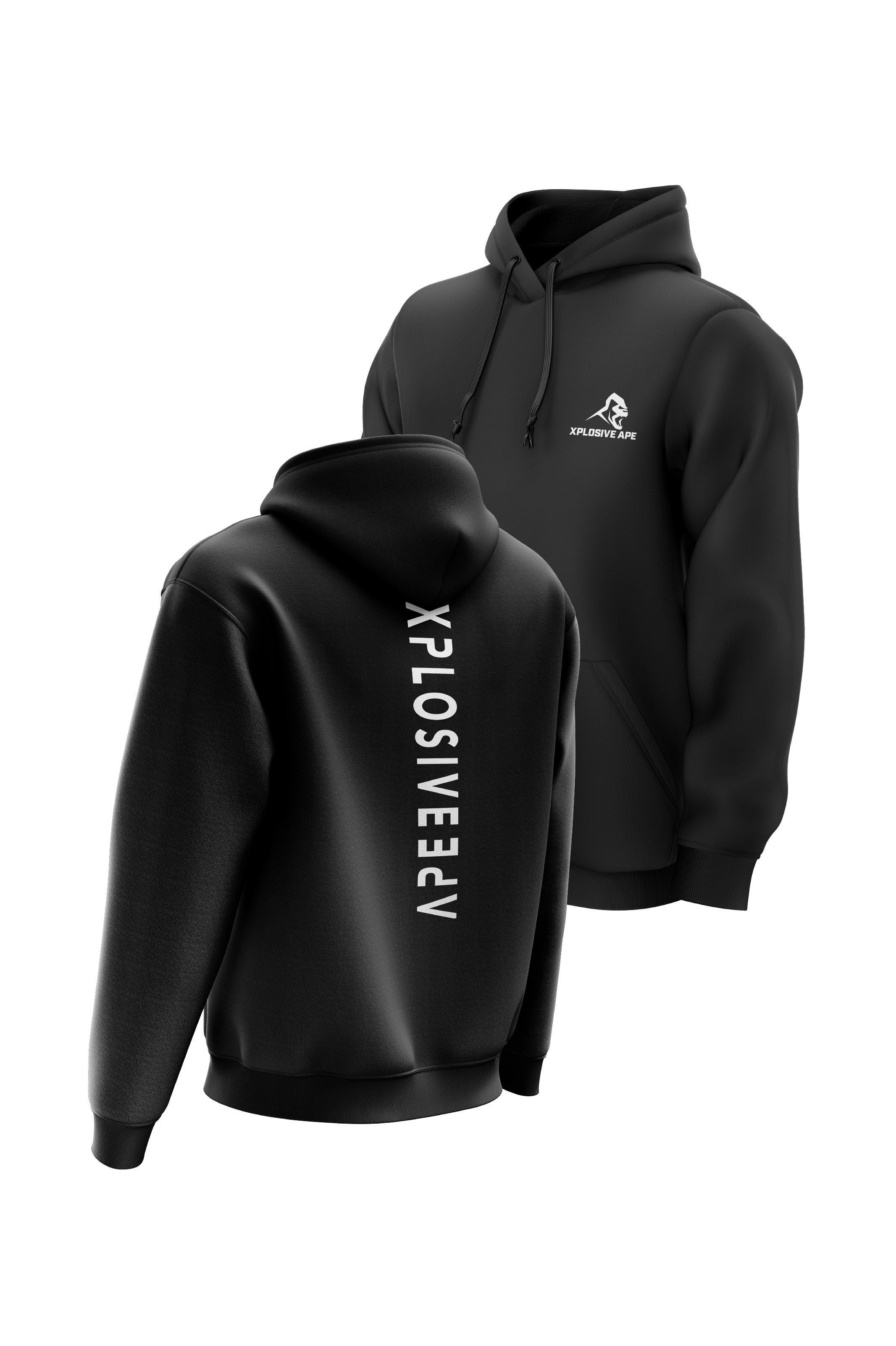 XAPE  Futuristic Hoodie - Black