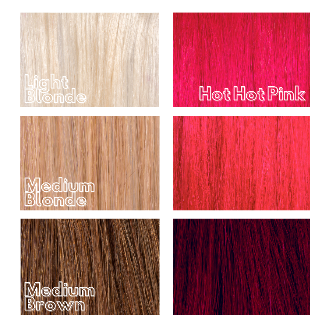 Manic Panic Amplified Hot Hot Pink Semi Permanent Hair Dye – UV Reactive
