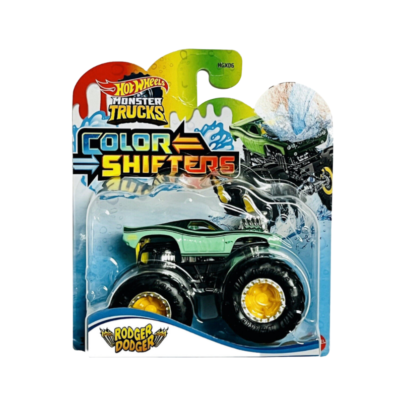 Hot Wheels Monster Trucks Colour Shifters Roger Dodger Toy Vehicle
