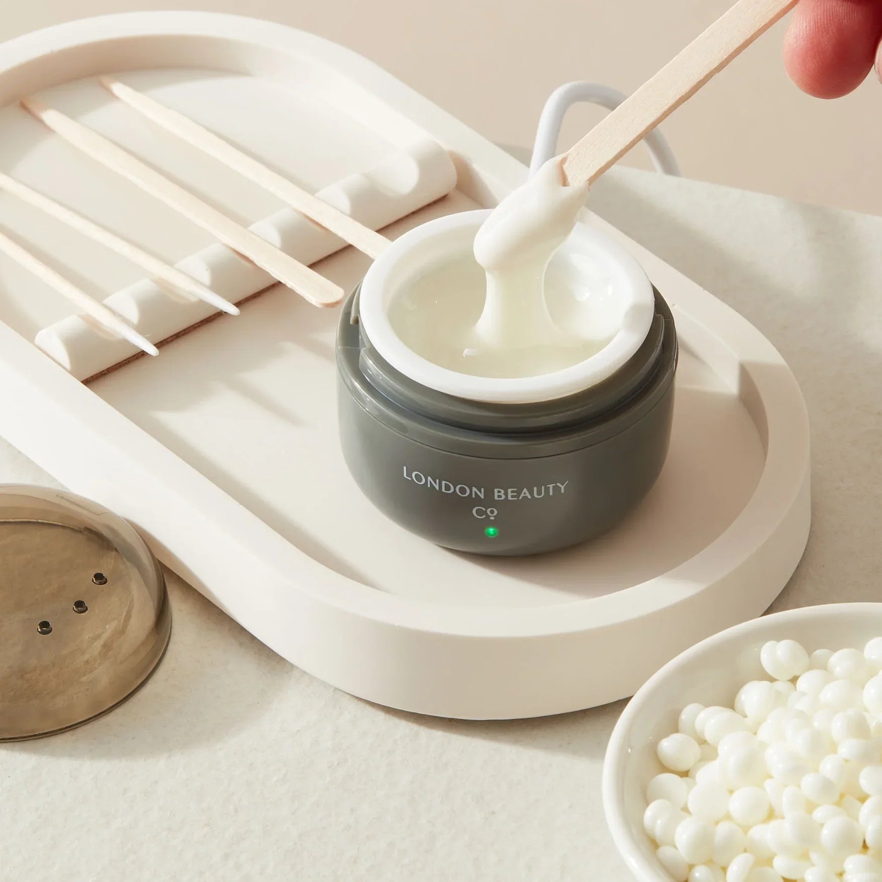 The London Brow Company Mini USB Wax Heater – Portable Facial Waxing Kit