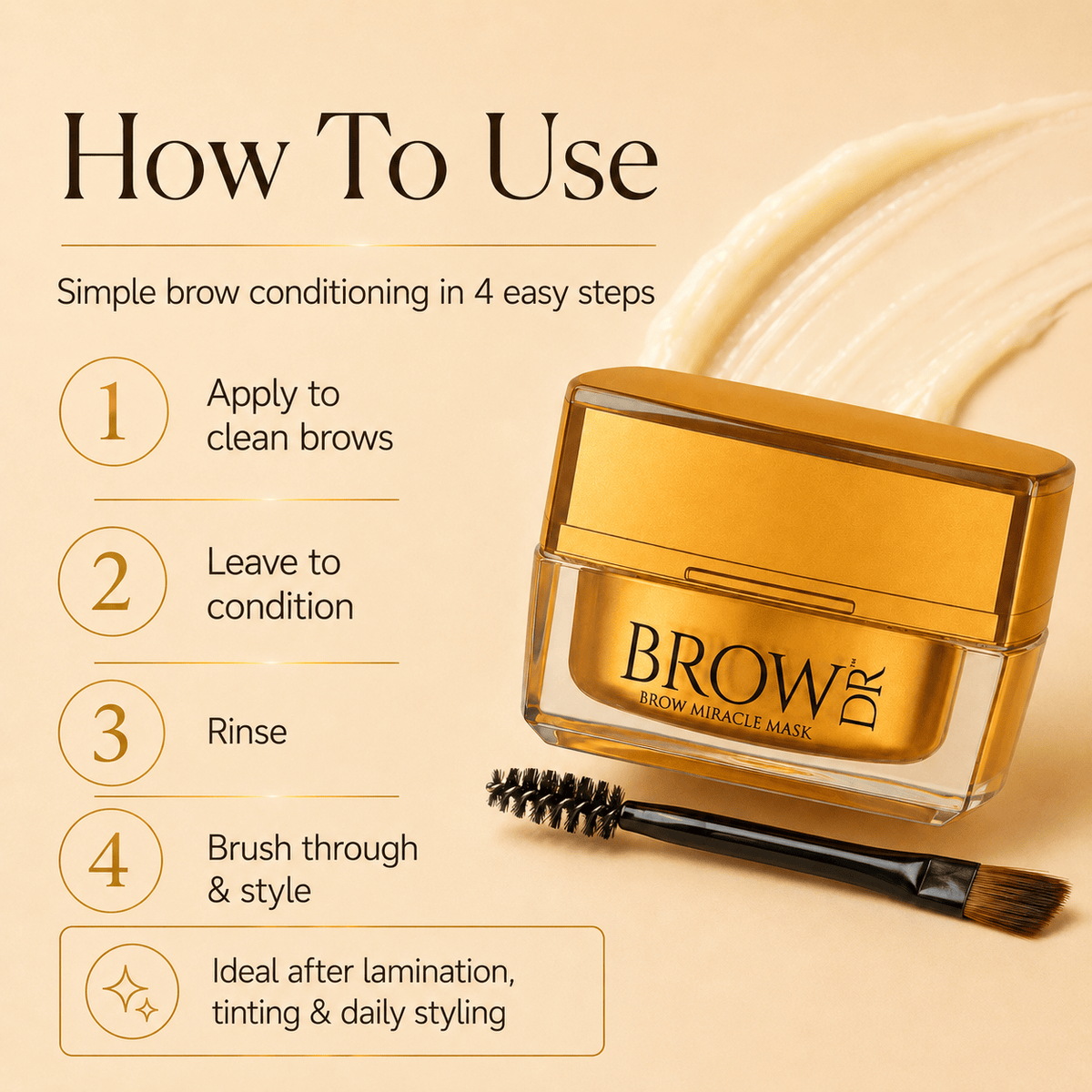 London Brow Doctor | Intensive Brow and Lash Hair Restoration Mask
