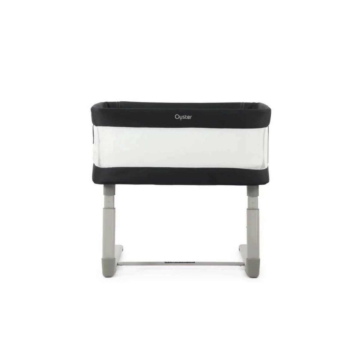 Oyster Wiggle Crib Co-Sleeper - Carbonite
