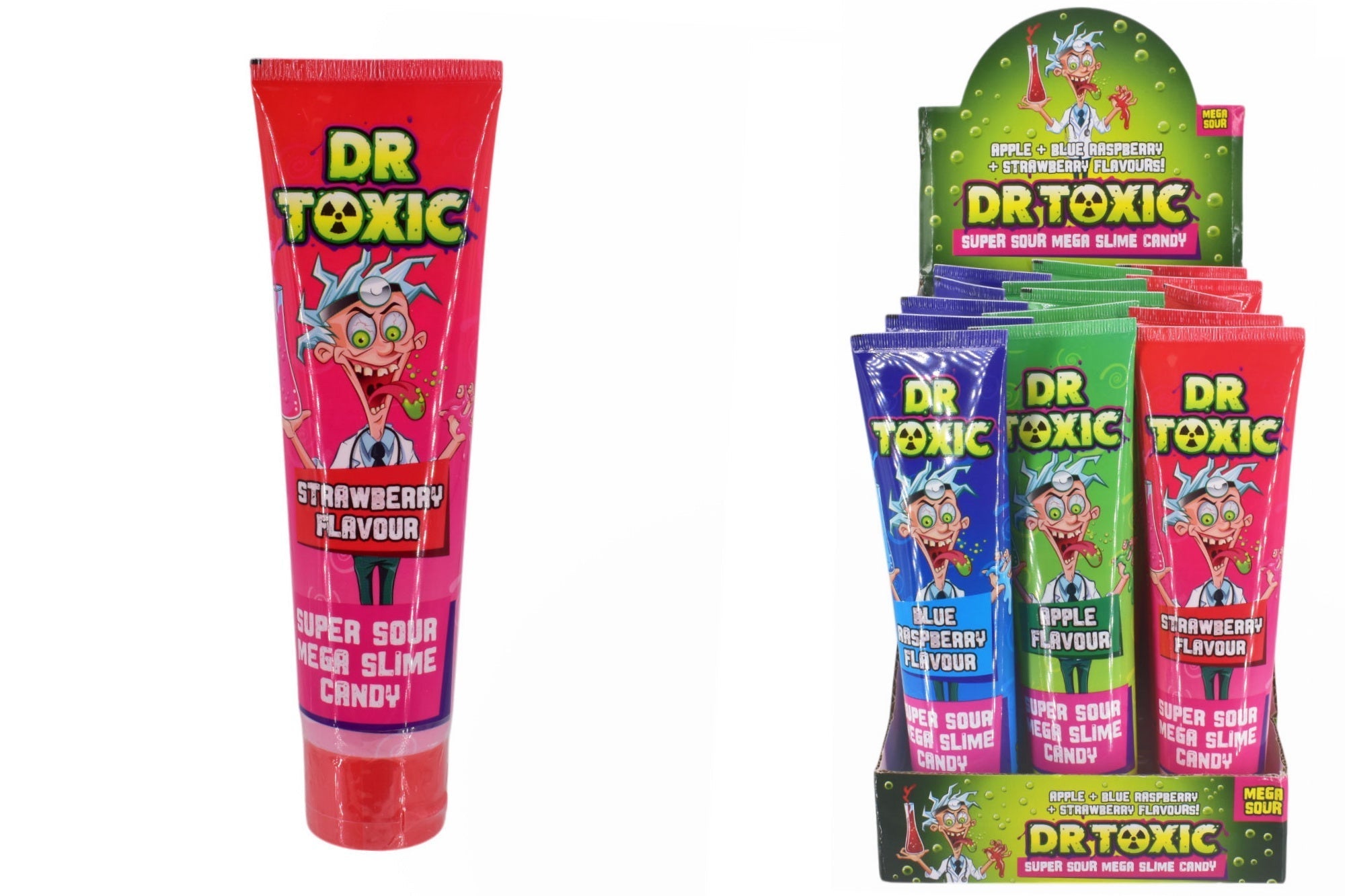 Dr Toxic Super Sour Mega Slime Candy – 120g Novelty Gummy Sweets