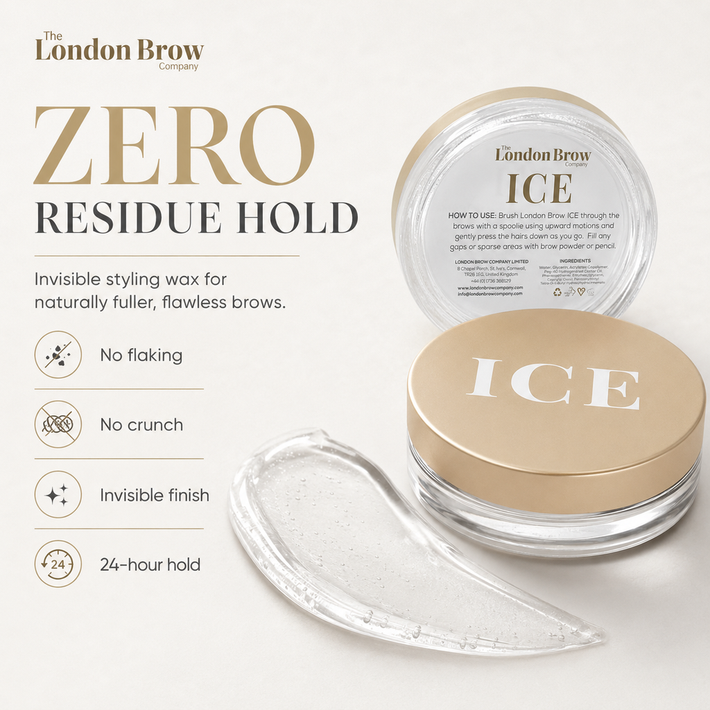 London Brow ICE - Waterless Brow Styling Wax for Laminated & Fluffy Brows