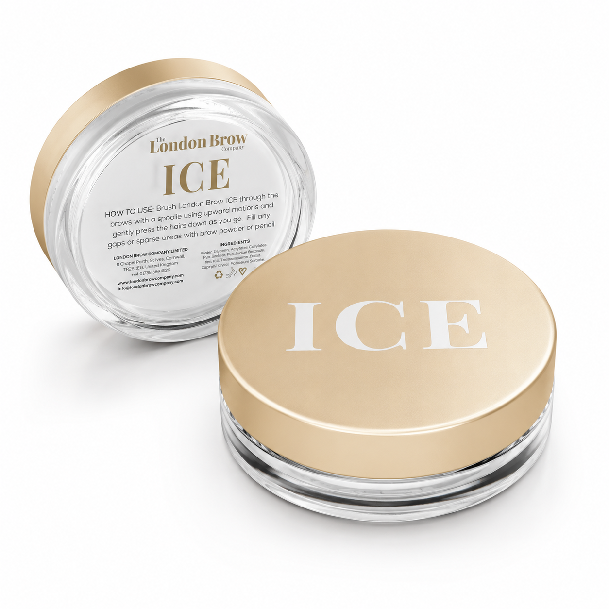 London Brow ICE - Waterless Brow Styling Wax for Laminated & Fluffy Brows