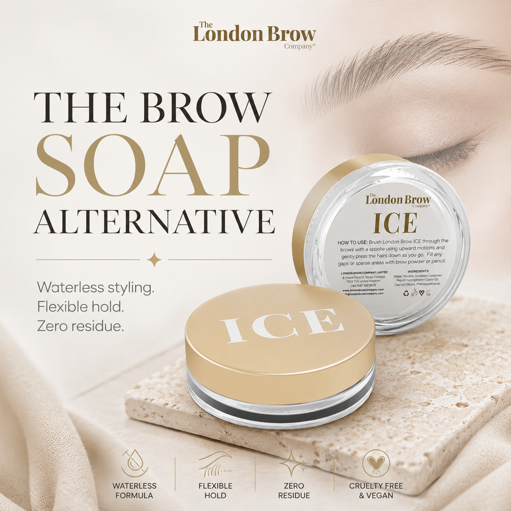 London Brow ICE - Waterless Brow Styling Wax for Laminated & Fluffy Brows