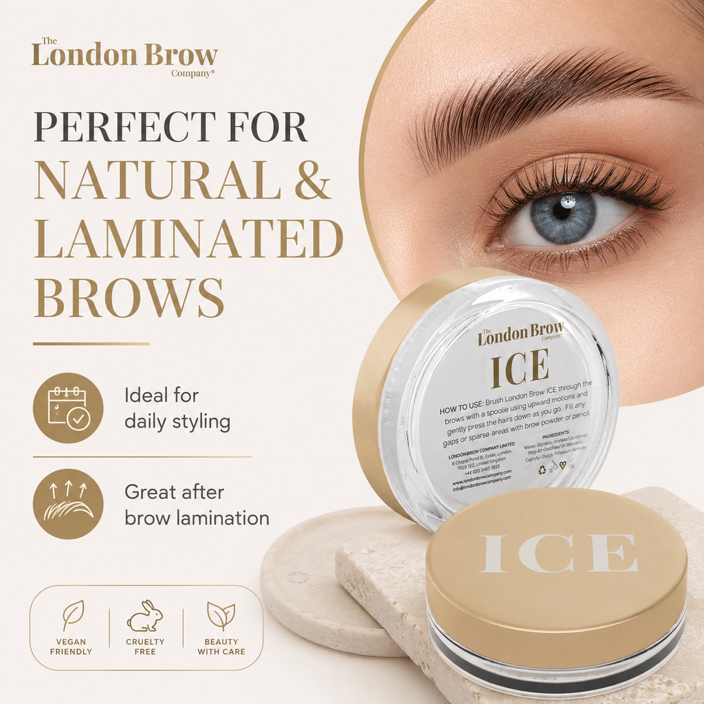 London Brow ICE - Waterless Brow Styling Wax for Laminated & Fluffy Brows