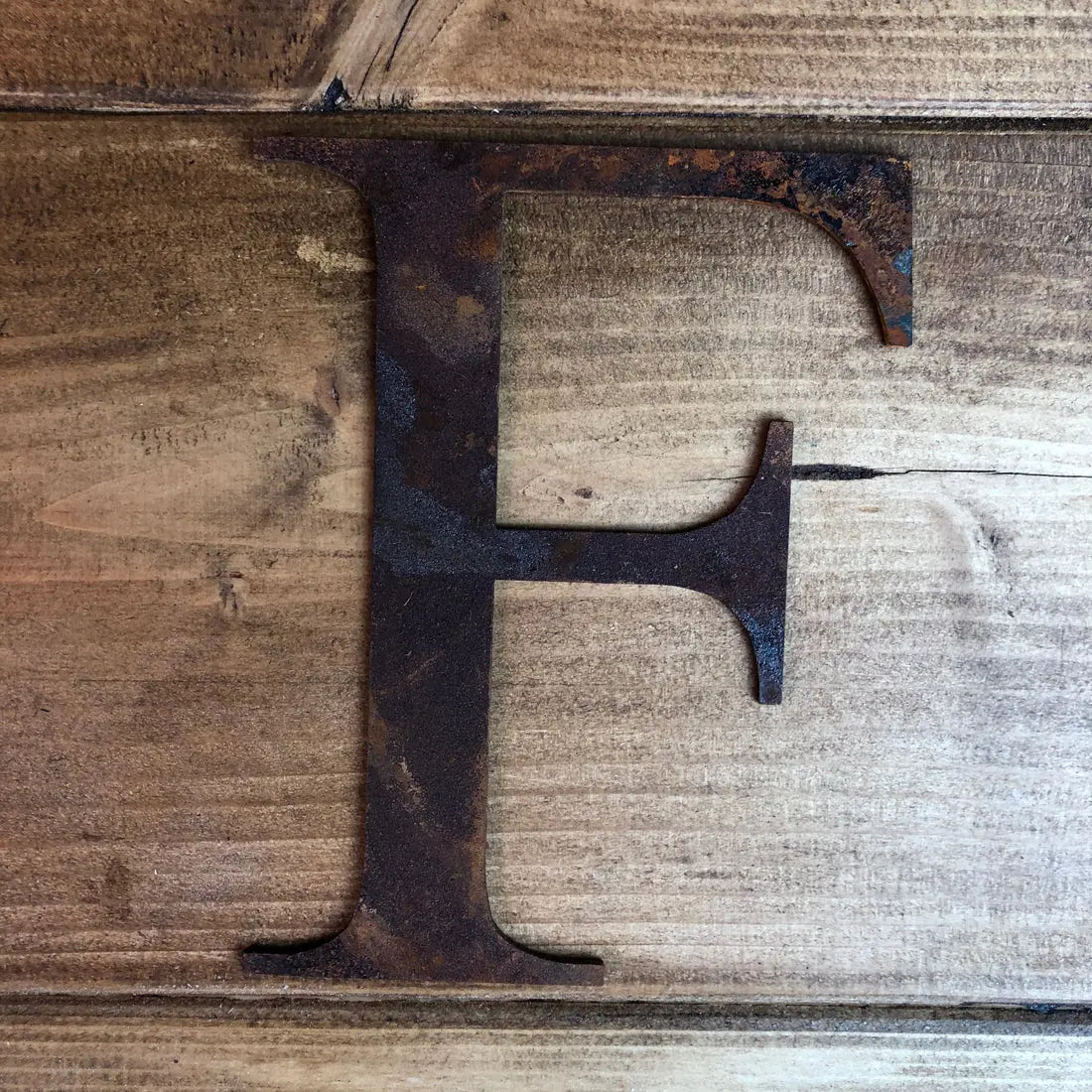Rustic Metal Letters & Numbers | 5" or 12" Steel Signs by Rustic Warehouse