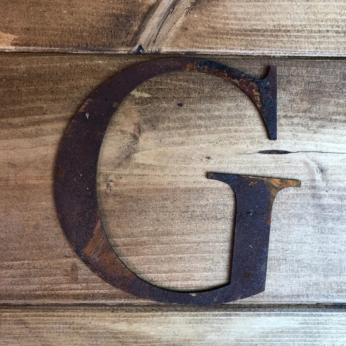 Rustic Metal Letters & Numbers | 5" or 12" Steel Signs by Rustic Warehouse